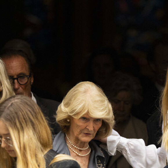 Exclusif - Obsèques de Jean-Michel Beigbeder en l'Eglise Saint-Séverin à Paris, le 29 septembre 2023. 