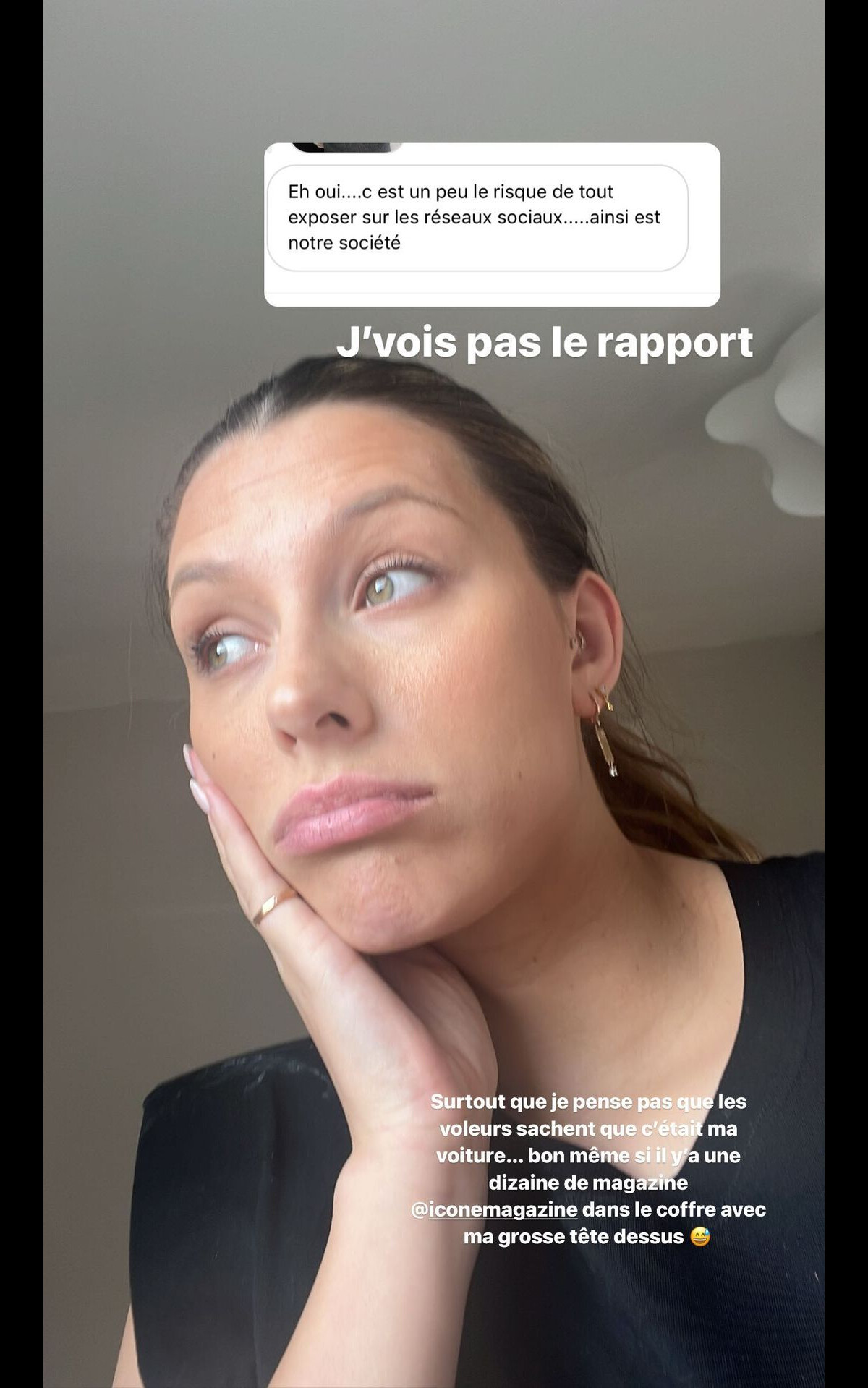 Photo : Camille Cerf s'est fait critiquer par des haters Camille Cerf ...