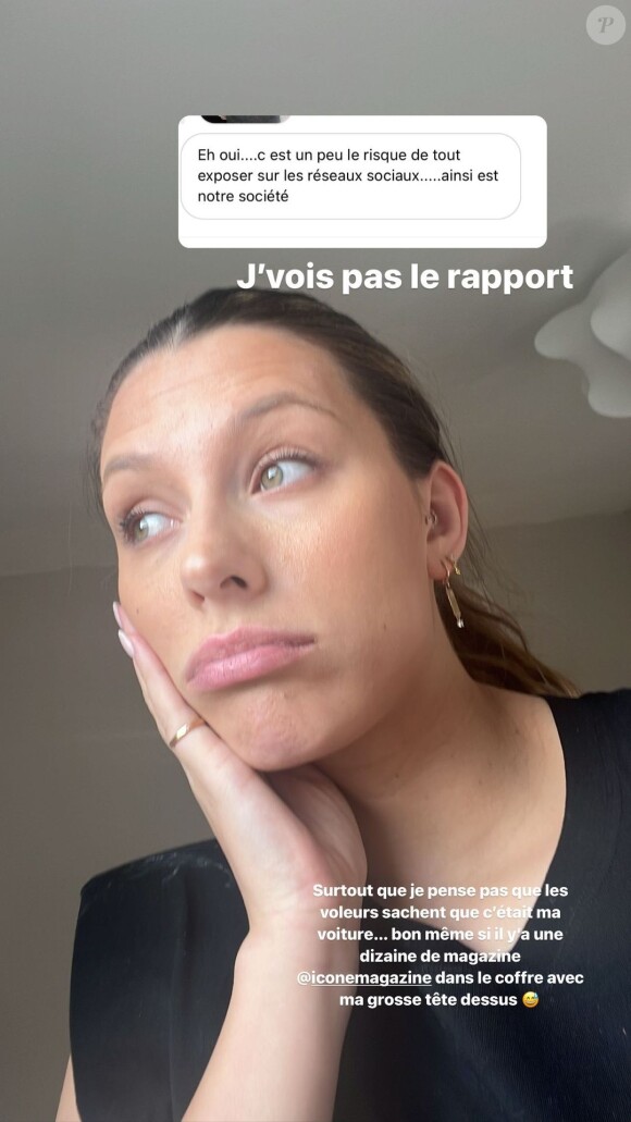 Camille Cerf s'est fait critiquer par des haters
Camille Cerf, Instagram
