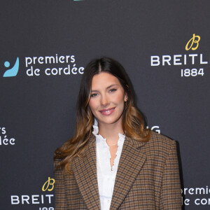 Exclusif - Camille Cerf (Miss France 2015) - Dîner de charité Breitling à la Samaritaine pour l'association "Premiers de Cordée" à Paris le 14 novembre 2022.