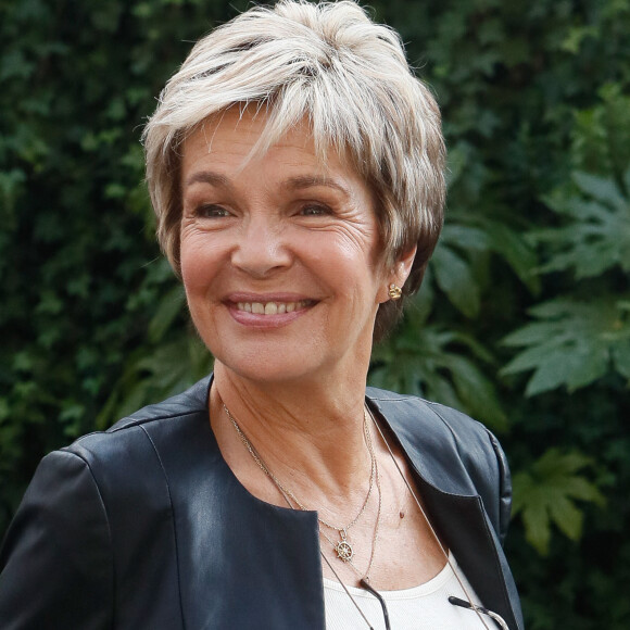 Véronique Jannot - Arrivées à l'enregistrement de l'émission "Vivement Dimanche" présentée par M. Drucker