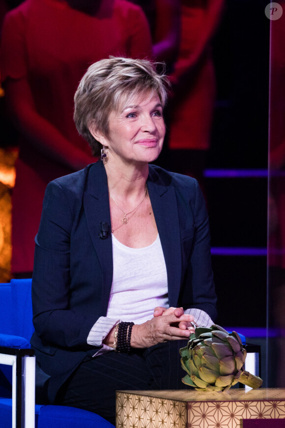 Exclusif - Véronique Jannot - Enregistrement de l'émission "La boîte à Secrets 5" à Paris, qui sera diffusée le 6 novembre sur France 3.