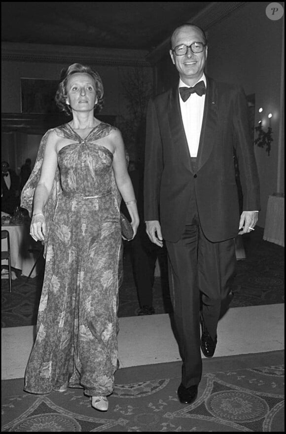 Jacques Chirac et Bernadette Chirac au Bal April.