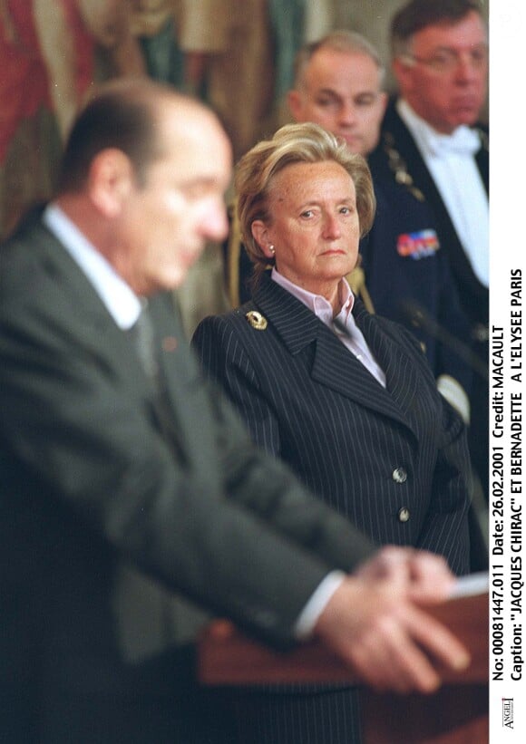 Bernadette Chirac n'a jamais été dupe des nombreuses maîtresses de son mari.
Jacques Chirac et Bernadette Chirac à l'Elysée.
