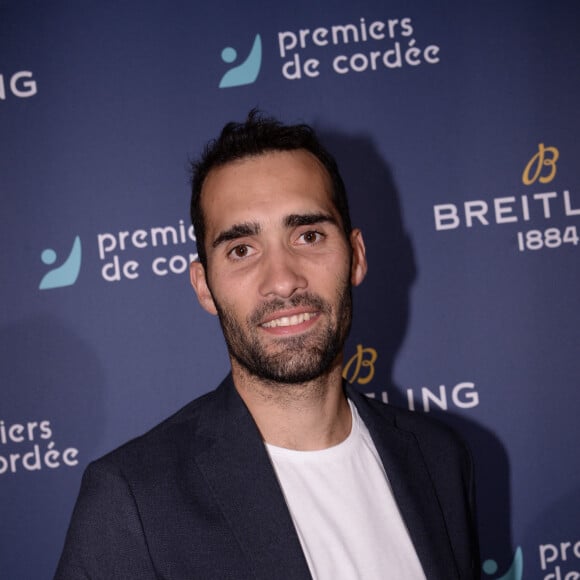 Exclusif - Martin Fourcade - Dîner de charité Breitling pour l'association "Premiers de cordée" à la Samaritaine à Paris le 8 octobre 2021. © Rachid Bellak / Bestimage