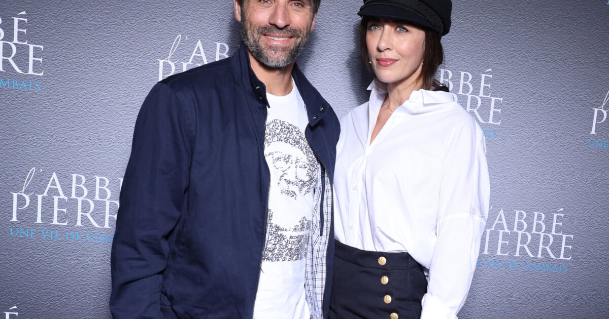 Foto’s Nolwen Leroy is gek op Arnaud Clément: een zeer zeldzame look van het stel en bijpassende hoed en jasje