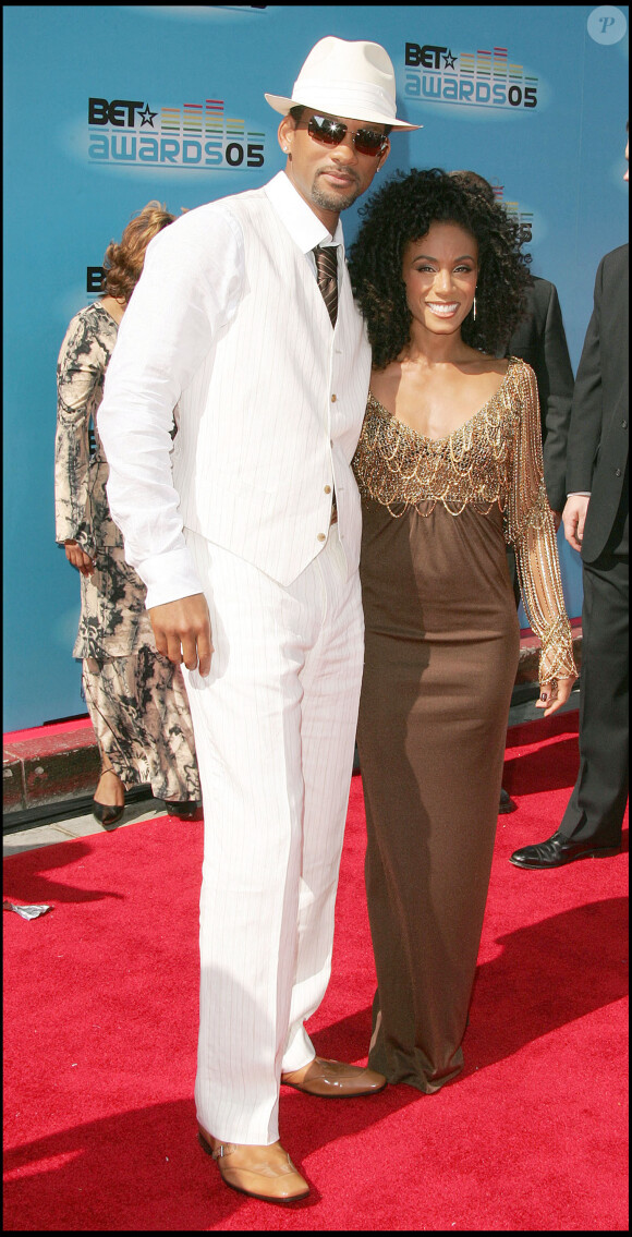 Une réconciliation est-elle possible ?
Will Smith et Jada Pinkett - Cérémonie des Bet Awards 2005 au Kodak Theatre à Hollywood.