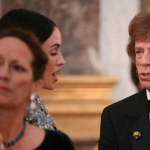 Mick Jagger - Toast et discours lors du dîner d'Etat au château de Versailles en l'honneur de la visite officielle du roi et de la reine d'Angleterre en France le 20 septembre 2023.
