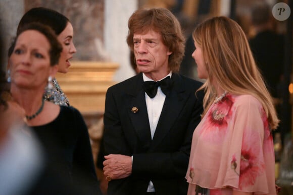 Mick Jagger - Toast et discours lors du dîner d'Etat au château de Versailles en l'honneur de la visite officielle du roi et de la reine d'Angleterre en France le 20 septembre 2023.