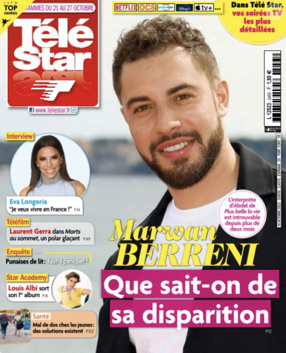 Couverture du nouveau numéro de "Télé Star" paru le 16 octobre 2023.