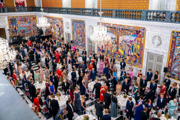 Banquet royal organisé pour les 18 ans du prince héritier Christian de Danemark, Copenhague, 15 octobre 2023.