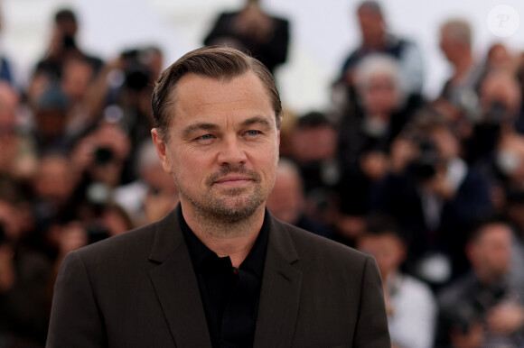 Leonardo DiCaprio au photocall du film "Killers Of The Flower Moon" lors du 76e Festival de Cannes, au Palais des Festivals à Cannes, le 21 mai 2023. © Jacovides-Moreau/Bestimage