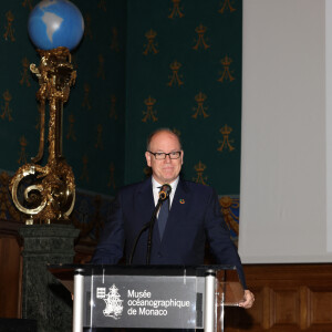 Exclusif - Le prince Albert II de Monaco assiste au Relais & Chateaux "World Culinary Council" au musée Océanographique d Monaco, le 9 octobre 2023. © Claudia Albuquerque/Bestimage 