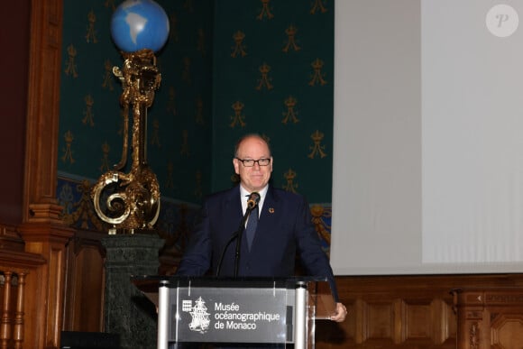 Exclusif - Le prince Albert II de Monaco assiste au Relais & Chateaux "World Culinary Council" au musée Océanographique d Monaco, le 9 octobre 2023. © Claudia Albuquerque/Bestimage 