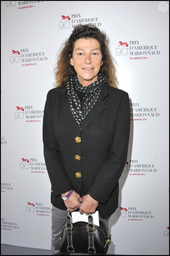Florence Arthaud - 90ème Prix d'Amérique Marionnaud à l'hippodrome de Vincennes en 2011