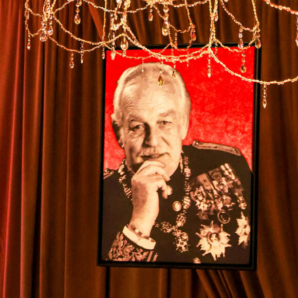 Atmosphère lors du Bal du Centenaire en hommage au Prince Rainier III au profit de "The Fight Aids Monaco" à l'atrium du Casino de Monte-Carlo à Monaco, le 20 octobre 2023. © Jean-Charles Vinaj/Pool Monaco/Bestimage 