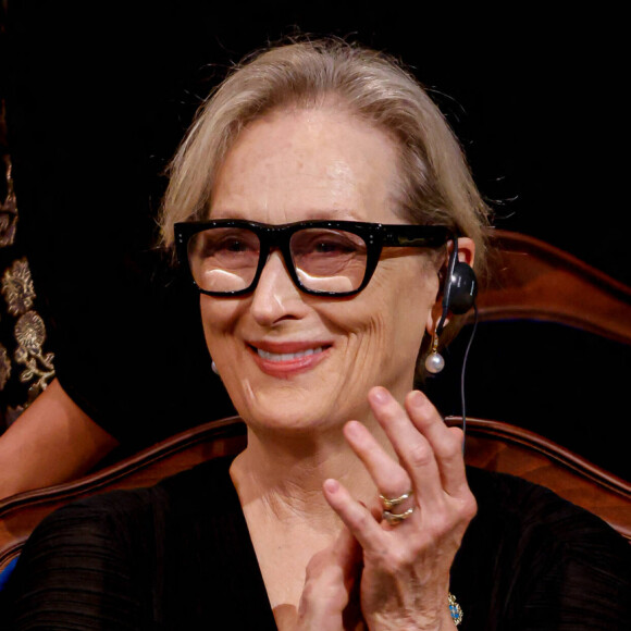 Meryl Streep - La famille royale d'Espagne lors de la cérémonie des "Prix Princesse des Asturies 2023" à Oviedo, Espagne, le 20 octobre 2023.  Spain royal family attend the Princesa de Asturias Awards ceremony at the Campoamor Theatre in Oviedo, Spain, on October 20, 2023. 