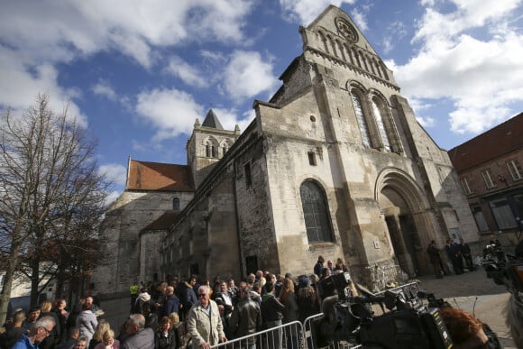 Collégiale Saint-Omer - Funérailles de la petite Lola en la collégiale Saint-Omer de Lillers, dans le nord de la France, le 24 octobre 2022, dont le corps sans vie a été retrouvé dans une malle dans la cour de sa résidence du 19ème arrondissement de Paris.