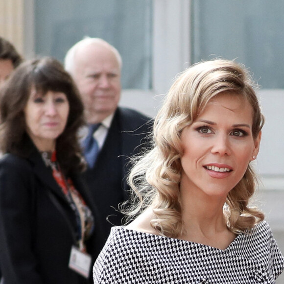 Son livre "Assisses" paraîtra au mois de mars
Tiphaine Auzière - Arrivées des personnalités - Cérémonie d'investiture du Président de la République à Paris le 7 mai 2022 © Stephane Lemouton / Bestimage