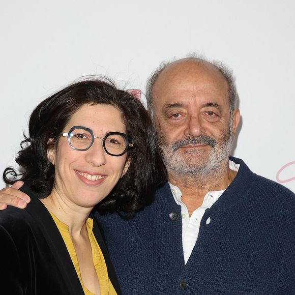 Exclusif - Rima Abdul Malak et Louis Chedid lors de la première représentation du spectacle "Soldat Rose" au Rex à Paris, France, le 21 octobre 2023. © Coadic Guirec/Bestimage