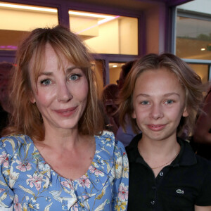 Exclusif - Julie Depardieu et son fils de 12 ans, Billy, qui joue dans le film - Projection en avant-première du film "Les Secrets de la Princesse de Cadignan" de A. Dombasle au CNC à Paris le 5 septembre 2023. © Bertrand Rindoff / Bestimage 