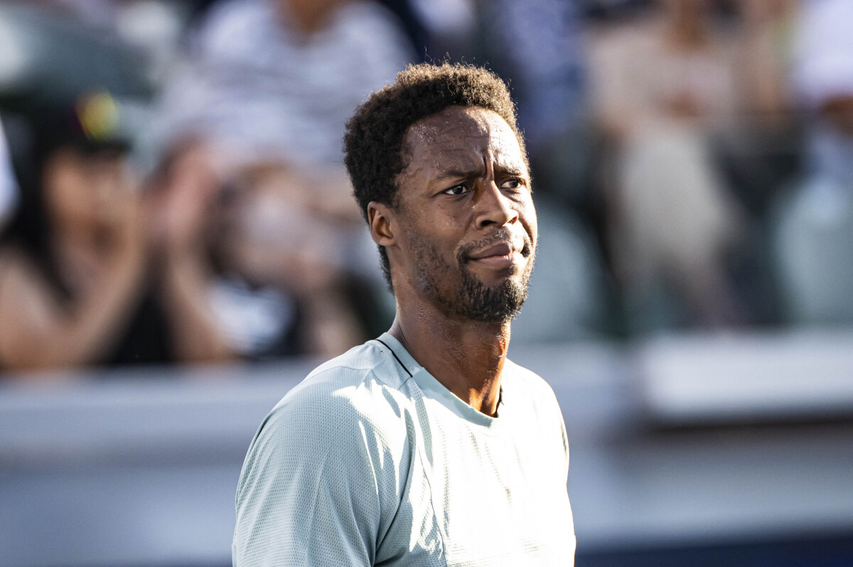 Photo : Gaël Monfils - Tournoi UTS de Tennis - Los Angeles le 22 ...