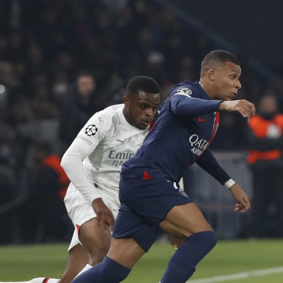 Kylian Mbappe (PSG) - Match de ligue des champions entre le PSG et l'AC Milan (3-0) au Parc des Princes à Paris le 25 octobre 2023. 