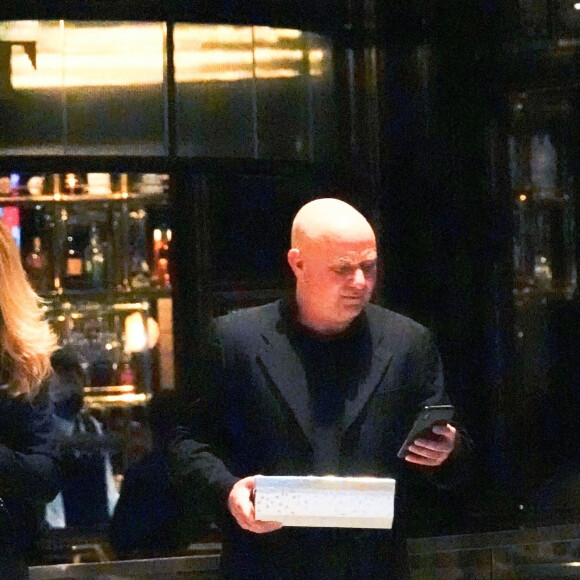 Exclusif - Andre Agassi et sa femme Steffi Graff à la sortie de la brasserie "Bardot" à Las Vegas, le 27 avril 2022.