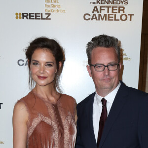 Katie Holmes, Matthew Perry à la première de The Kennedys - After Camelot au Paley Center For Media à Beverly Hills, le 15 mars 2017 