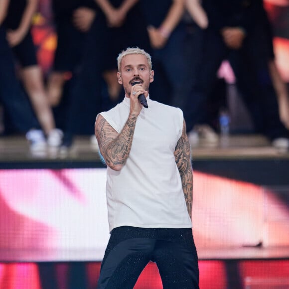 Exclusif - M. Pokora (Matt Pokora) - Enregistrement de l'émission "La fête de la Musique" à Reims.