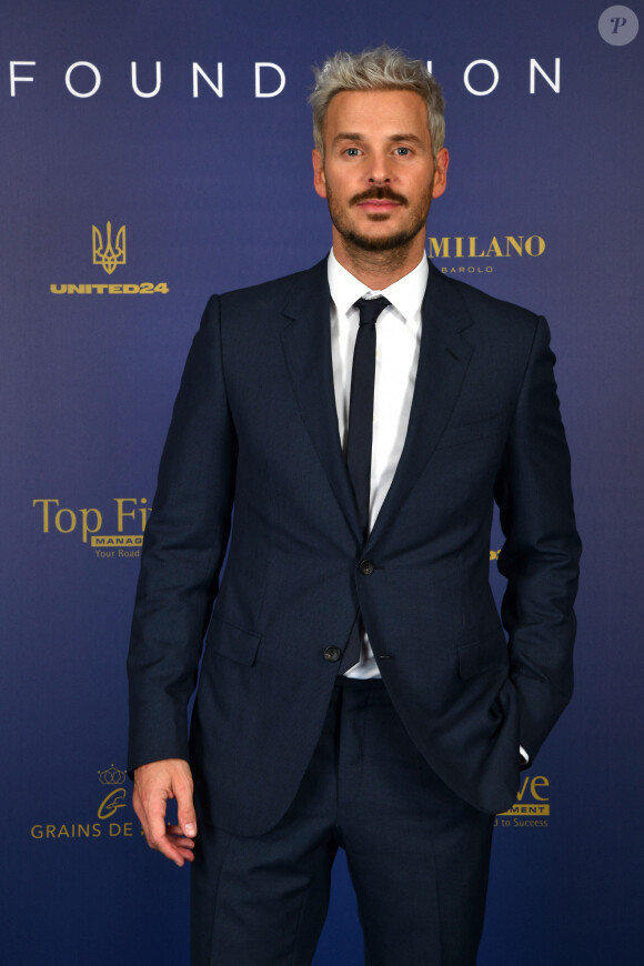 Exclusif - M. Pokora (Matt Pokora) - Photocall du gala annuel de la Fondation Elina Svitolina au Yacht Club de Monaco. Le 2 décembre 2022.