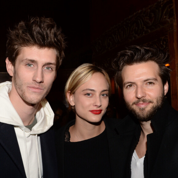 Jean-Baptiste Maunier, Nora Arnezeder et son compagnon Guy Burnet à l'after-party du film "Mon Bébé" au Buddha-Bar à Paris, le 11 mars 2019. © Rachid Bellak/Bestimage