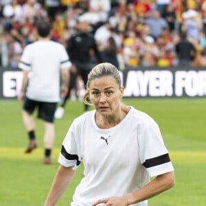 Exclusif - Laure Boulleau - 3ème édition de la rencontre de football caritative "Match des héros" entre le "RC Lens Légendes" et "L'équipe Unicef" au stade Bollaert-Delelis à Lens le 6 juin 2023. © Pierre Perusseau / Bestimage