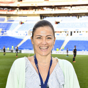 Laure Boulleau lors du match de football caritatif (Le match des héros Unicef) entre l'OL Légendes et la team Unicef au Groupama Stadium à Lyon en faveur des enfants d'Ukraine et pour célébrer les 20 ans du premier titre de Champion de France de l Olympique Lyonnais le 10 mai 2022. © Pierre Perusseau / Bestimage