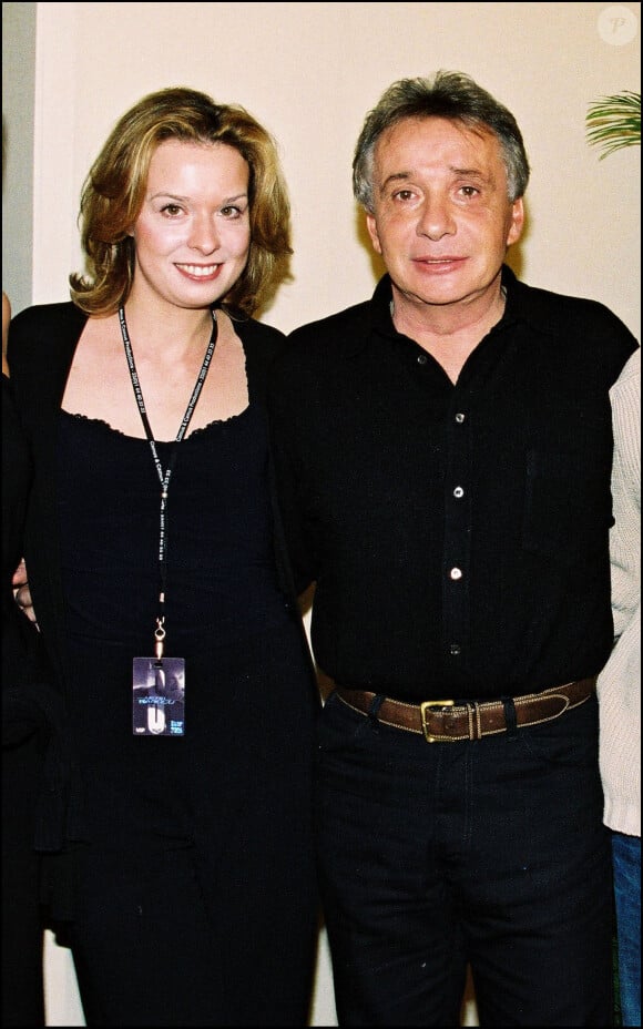 Michel Sardou et sa fille Cynthia, à Bercy en 2001