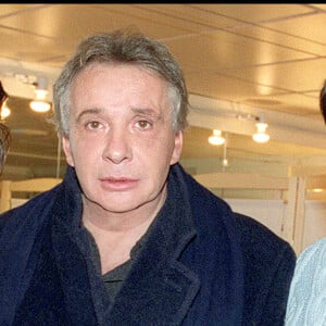 Michel Sardou avec ses fils Davy et Romain