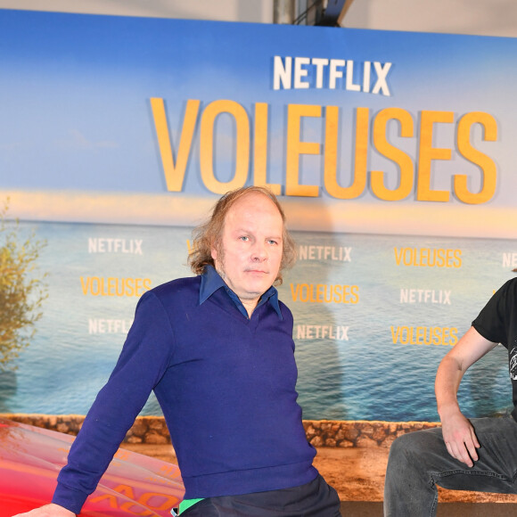 Philippe Katerine, Félix Moati - Avant-première du film "Voleuses" diffusé sur Netflix. Paris le 24 octobre 2023. © Veeren / Bestimage
