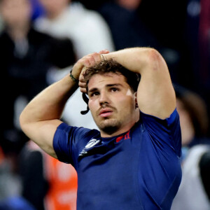 Antoine Dupont - Coupe du Monde de Rugby France 2023 - Match de quart de finale "France-Afrique du Sud (28-29)" au Stade de France à Saint-Denis le 15 octobre 2023. © © Moreau-Jacovides/Bestimage 