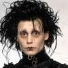 Johnny Depp dans Edward aux mains d'argent, de Tim Burton.