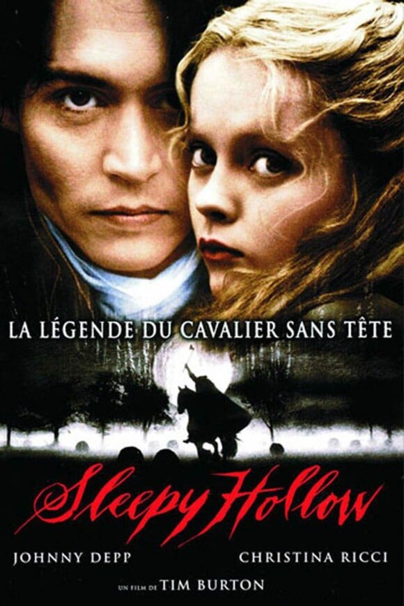 Johnny Depp dans Sleepy Hollow, de Tim Burton.