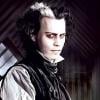 Johnny Depp dans Sweeney Todd, le diabolique barbier de Fleet Street, de Tim Burton.