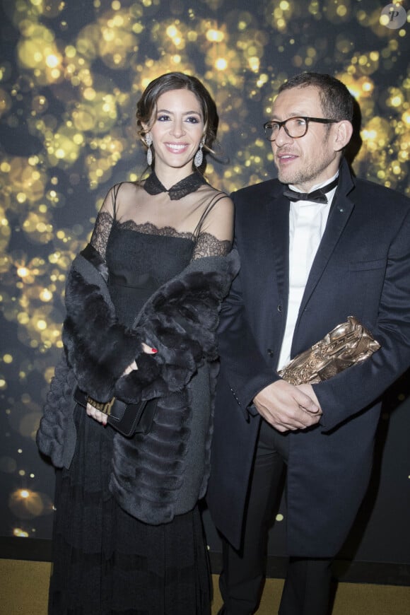 Dany Boon et Yaël - Dîner de la cérémonie des César au Fouquet's à Paris le 2 mars 2017. © Olivier Borde-Dominique Jacovides/Bestimage 