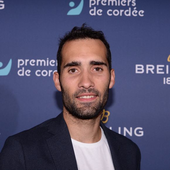 Exclusif - Martin Fourcade - Dîner de charité Breitling pour l'association "Premiers de cordée" à la Samaritaine à Paris le 8 octobre 2021. Lancement de la montre Superocean de 42 mm en édition limitée de 250 exemplaires,et dîner de charité et vente aux enchères caritative à La Samaritaine, sous le patronage de Breitling, pour récolter des fonds. Le menu de ce dîner unique a été préparé par un duo de chefs : le célèbre colombien J.Arbelaez et l'Italien D.Imbroisi. Attachées aux valeurs de générosité et de solidarité, l'association Premiers de Cordée et Breitling font désormais équipe pour aider les enfants hospitalisés via une pratique sportive adaptée. © Rachid Bellak / Bestimage 