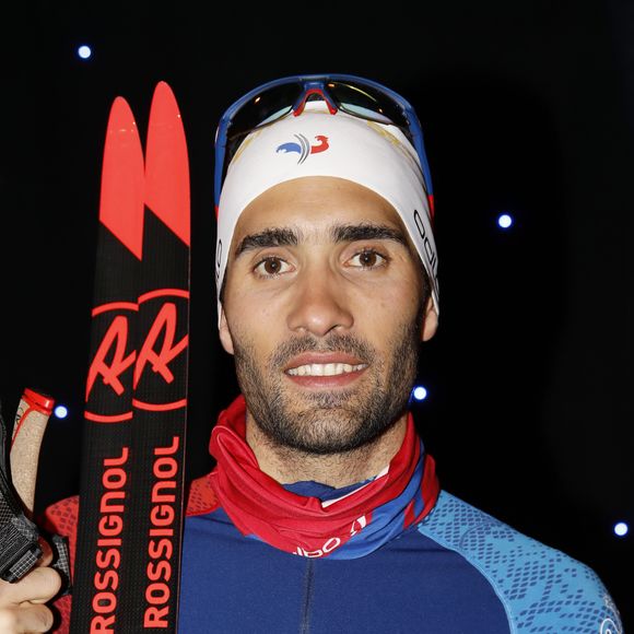 Info du 13 mars 2020 ( Martin Fourcade, quintuple champion olympique de biathlon, a annoncé ce vendredi dans un communiqué qu'il mettrait un terme à sa carrière à l'issue de la saison.) - Inauguration du mannequin de cire de Martin Fourcade au Musée Grévin à Paris, le 25 mars 2019. © Marc Ausset-Lacroix/Bestimage 