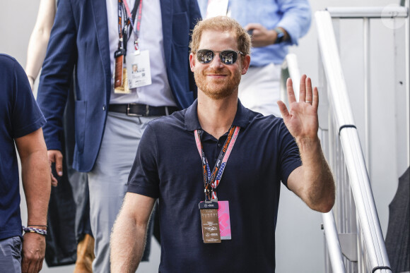 Prince Harry - Formula 1 Lenovo United States Grand Prix à Austin. Le 20 octobre 2023.