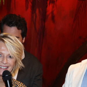 Exclusif - Sophie Davant à la soirée de Roland Perez pour la sortie de son livre 'Ma Mere, Dieu et Litzie' au Buddha Bar à Paris, le 8 novembre 2023. @ Jerome Dominé/ABACAPRESS.COM