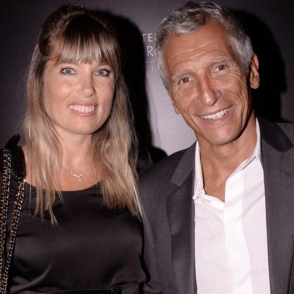 Exclusif - Nagui avec sa femme Mélanie Page - Moma Group fête son 10ème anniversaire à l'hôtel Salomon de Rothschild à Paris le 5 septembre 2022.