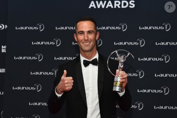 Armel le Cleac'h (Laureus World Action Sportsperson of The Year 2018) - Pressroom des Laureus World Sports Awards 2018 au Sporting Monte-Carlo à Monaco le 27 février 2018. © Bruno Bebert / Bestimage