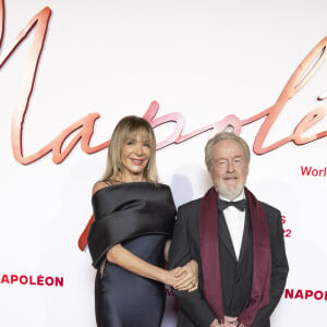 Ridley Scott et sa femme Giannina Facio - Avant-première mondiale du film "Napoléon" à la Salle Pleyel à Paris le 14 novembre 2023. © Olivier Borde / Bestimage