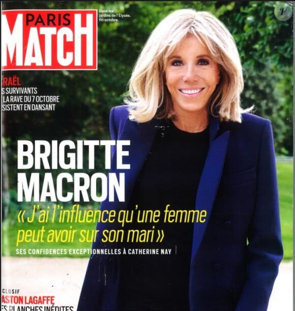 Retrouvez l'interview intégrale de Brigitte Macron dans le magazine Paris Match.